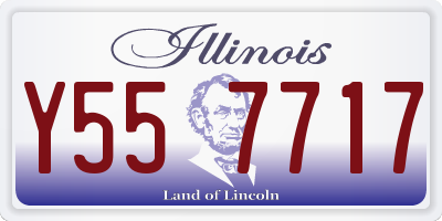IL license plate Y557717