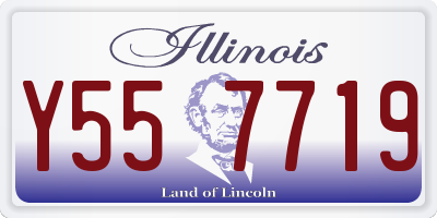 IL license plate Y557719