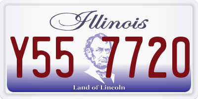 IL license plate Y557720