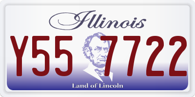 IL license plate Y557722