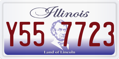 IL license plate Y557723