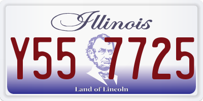 IL license plate Y557725