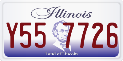 IL license plate Y557726