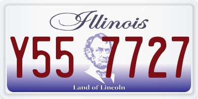 IL license plate Y557727