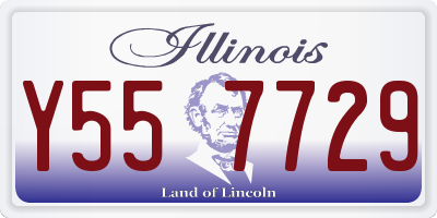 IL license plate Y557729
