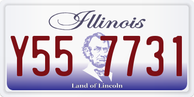 IL license plate Y557731