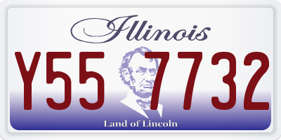 IL license plate Y557732