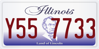 IL license plate Y557733