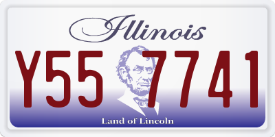 IL license plate Y557741