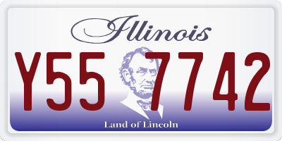 IL license plate Y557742