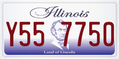 IL license plate Y557750