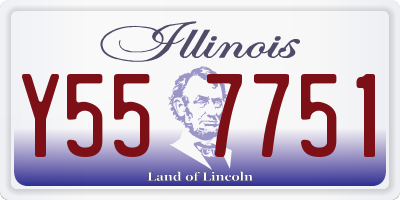 IL license plate Y557751