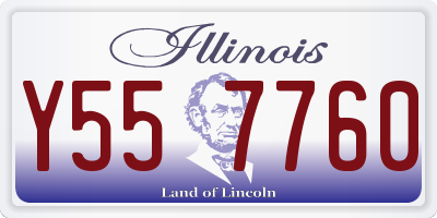 IL license plate Y557760