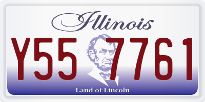 IL license plate Y557761