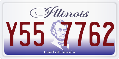 IL license plate Y557762