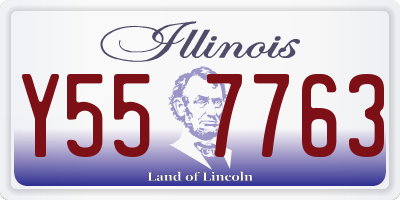 IL license plate Y557763