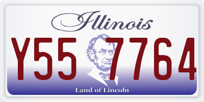 IL license plate Y557764