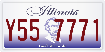 IL license plate Y557771
