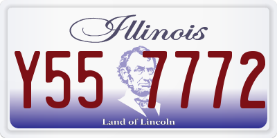 IL license plate Y557772