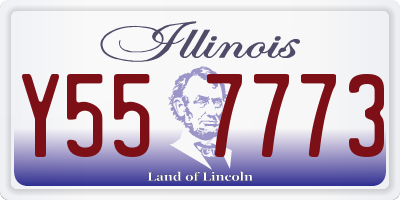 IL license plate Y557773