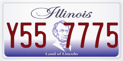IL license plate Y557775