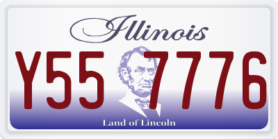 IL license plate Y557776