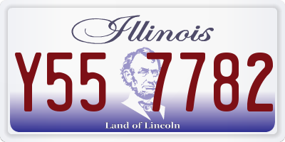 IL license plate Y557782