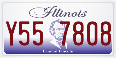 IL license plate Y557808
