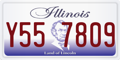IL license plate Y557809