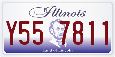 IL license plate Y557811