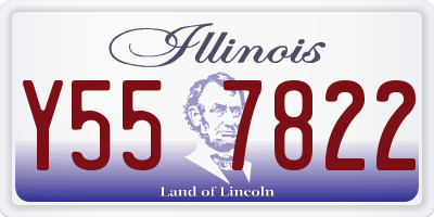 IL license plate Y557822