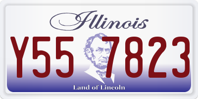 IL license plate Y557823