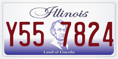 IL license plate Y557824