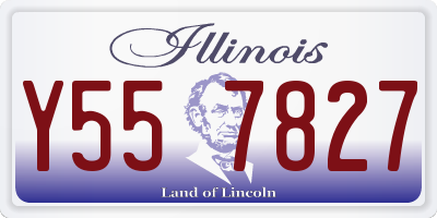 IL license plate Y557827