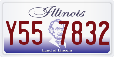 IL license plate Y557832