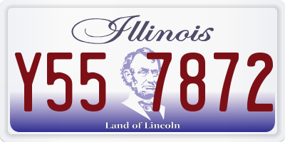 IL license plate Y557872