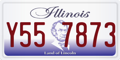 IL license plate Y557873