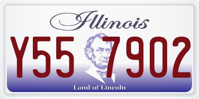 IL license plate Y557902