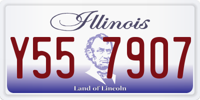 IL license plate Y557907