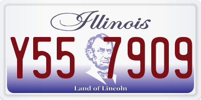 IL license plate Y557909