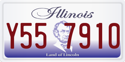 IL license plate Y557910