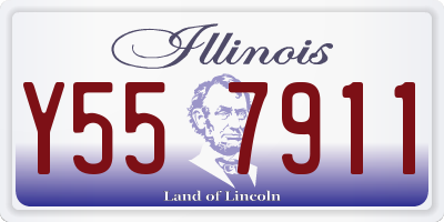 IL license plate Y557911