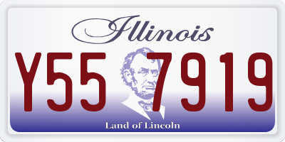 IL license plate Y557919