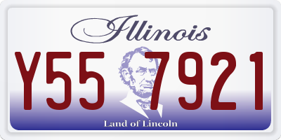 IL license plate Y557921