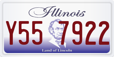 IL license plate Y557922