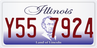 IL license plate Y557924