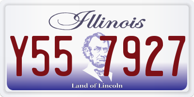 IL license plate Y557927