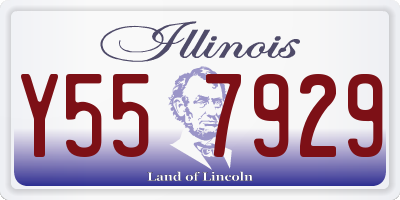 IL license plate Y557929