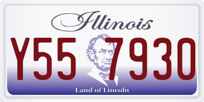 IL license plate Y557930