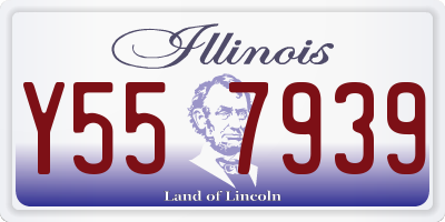 IL license plate Y557939